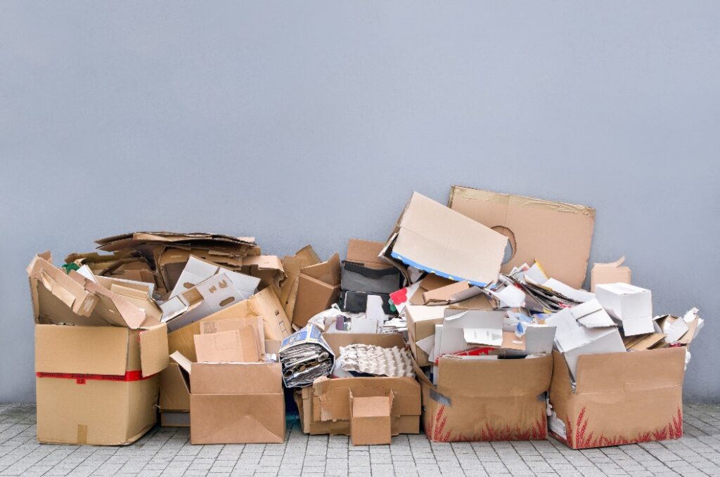 Müll auf der Straße